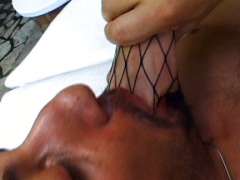 Schnalle in Fishnets (14)